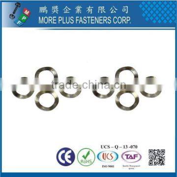 Taiwan Stainless Steel 18-8 Copper Brass Aluminum Wave Washer Cup Spring Washer Cup Disc Spring Washer photo-4