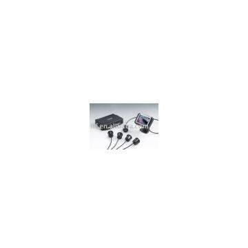 Rearview monitor wireless parking sensor system