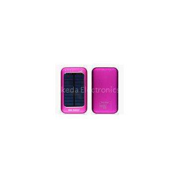 5000mah Pink Solar USB Phone Charger Universal For Mobile Phone