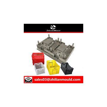 High quality plastic injection crate mould