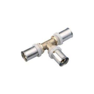 Brass Crimp Fitting Equal Tee