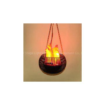 Melon Shape Silk Effect Decoration Hanging Flame Light