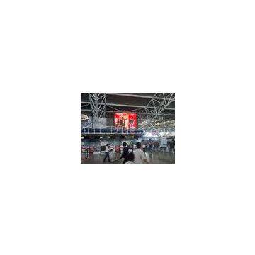 P4 Indoor Full Color LED Display Screen for Airport , High Resolution 1/16 Current