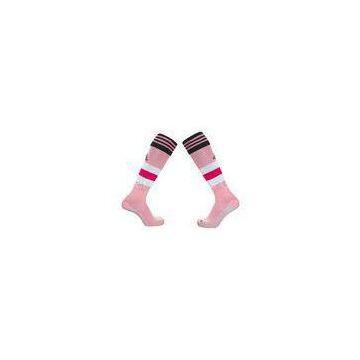 Juventus Cotton Soccer Socks Pink Away Sports Polyamid Men\'s Football Stocking