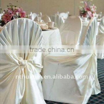 Satin pillowcse chair cover universal wedding chair cover self-tie satin chair cover