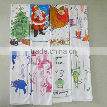 Heat transfer print microfiber kitchen towel standard tea towel size