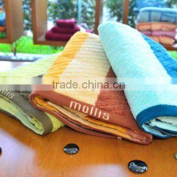 100% cotton jacquard bath towel