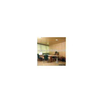 Steamed beech paneling