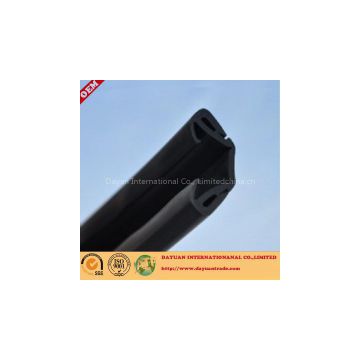 U Flocked Channel, Glass Rubber Seal Strip