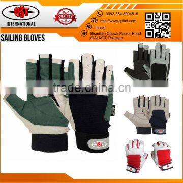 Multifunction anti-wear fingerless sailing gloves