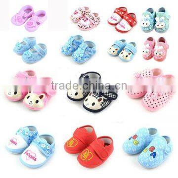 wholesale cheap new design spring&autumn soft sole anti-slip baby toddler shoes