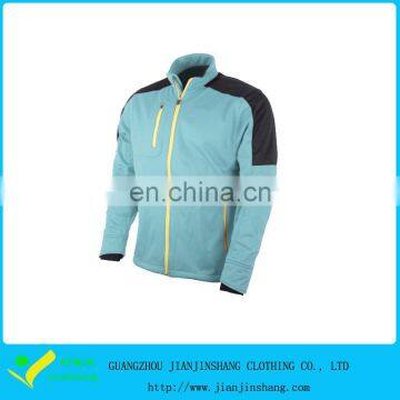 Heavy Polar Fleece Blue Color Zipper-up Casual Jacket/Sports Jacket