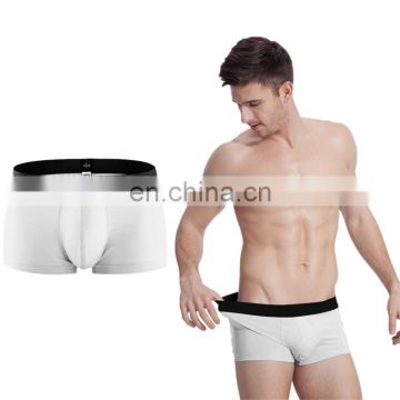 2017 basic Cotton breathable underwear men boxer briefs