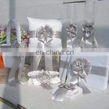 Graceful wedding Silver guest book sets party decorations