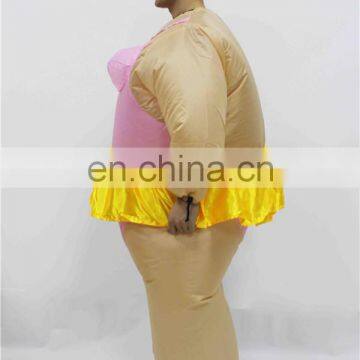 HI CE funny inflatable fat man costume for sale in dancing