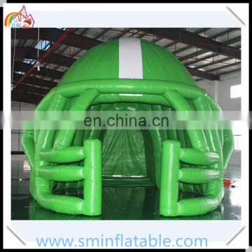 Promotion inflatable helmet tent, inflatable sport dome,advertising inflatable football tunnel for sport event