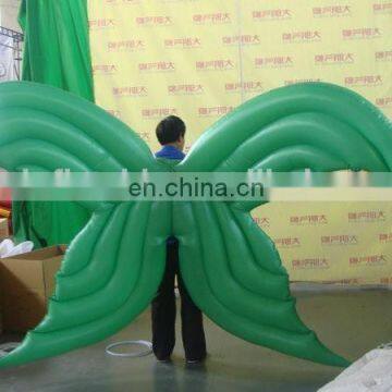 Customized New Style Green Inflatable Costume Butterfly Wing for Advertising photo-2
