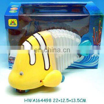 New Product Hottesbattery Operated Swimming Fish With Music & Light