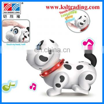 sensor intelligent kids battery operated dog toy by touch its body