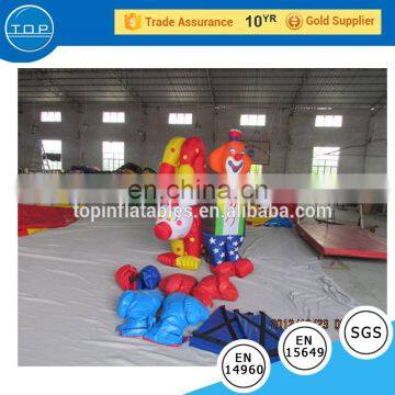 TOP inflatable double clown cartoon for advertisement