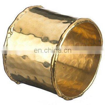 Hammered Gold Napkin Ring