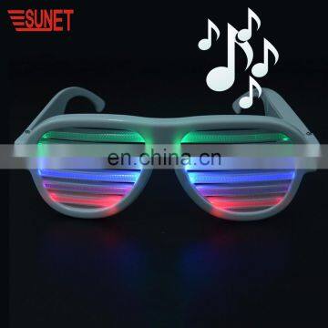 Wedding return gift rechargeable custom logo LED party glasses