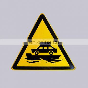 Professional OEM Factory Traffic Sign Type Custom Yellow Triangle Reflective Road Sign