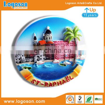 Latest Innovative Personalized Polyresin Fridge Magnets Custom Tourism Souvenirs