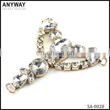 Wholesale Lady Rhinestone Buckle Decorative Shoe Clip Connector photo-3