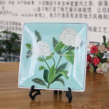 Nordic Modern Minimalist Candy Ceramic Plate Combination Plate Tray Living Room Four Refreshments Snacks Snack Plate photo-2