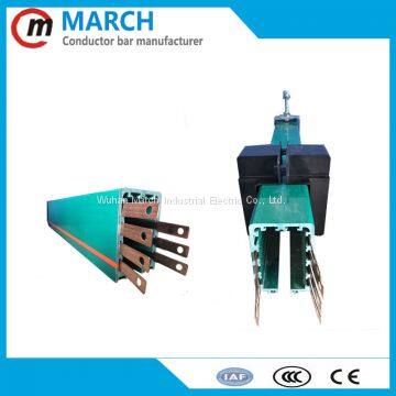 5P 7P 10P 100A Copper PVC box busbar for crane hoist busbar