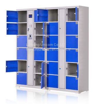 PIN System Locker for Sumpermart Fingerprint Password Shipping Cabinet Professional Customization From China photo-2