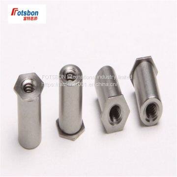 TSO-256-500 Thin sheet t Standoffs ,Threaded standoffs for sheets thin as 0.25/ 0.63mm,PEM standard,carbon steel,zinc