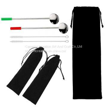 Custom Printed Velvet Drawstring Bag Straw Package Bag Black Flannel Velvet Drawstring Pouch photo-3