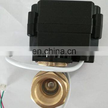 CWX-15Q / N series of water control system DN15-25 2 way mini motorized electric ball valve water 5v