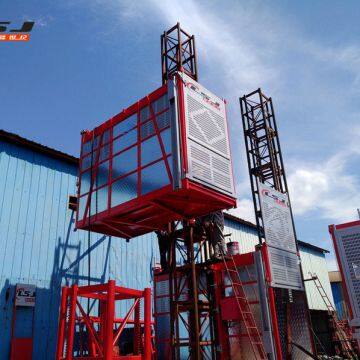 Manufacturer Sale SC200/200 Two Cages 0-33m/Min Construction elevator