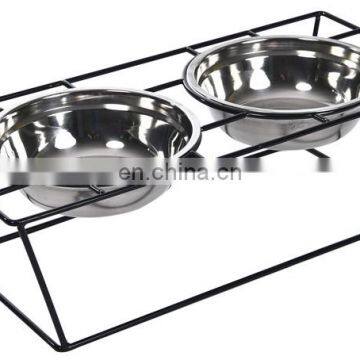 New Type Top Sale Iran Frame+Stainless Pet Food Bowl photo-3