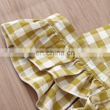 2019 Newborn Baby Bodysuit FLY SLEEVED ROMPERS NEW Plain Baby Rompers GIRLS BODYSUITS photo-3