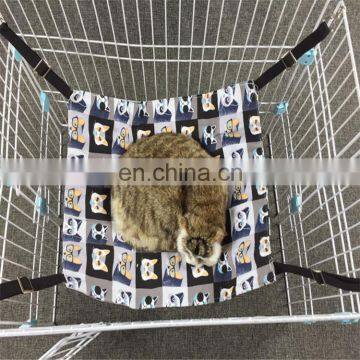 Indoor Canvas Fabric Pet Hanging Cat Hammock Bed for Cage photo-2