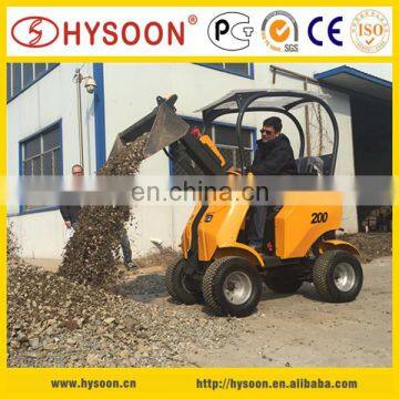 Chinese Compact Hydrostatic Mini Wheel Loader Trade for Garden Digging Tools Review photo-5