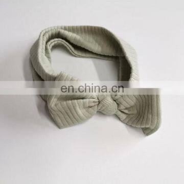 Organic Cotton Bonnet Hat Headband Set For Baby Boys Girls photo-4