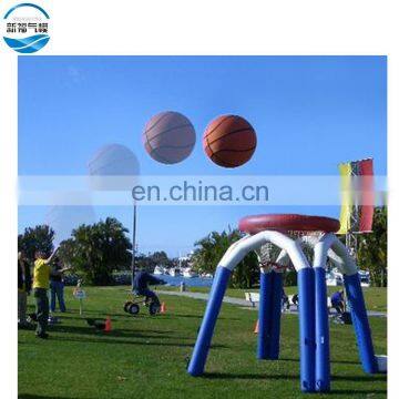 Funny game Monster inflatable bouncer games colorful inflatable basketball hoop sports