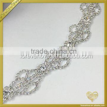 Flatback Sew on Crystal ab Rhinestone Chain Trimming for Wedding Dresses FC623 Supplier's Choice photo-2