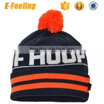 2016 Fashion Custom Bulk Beanie With Pom