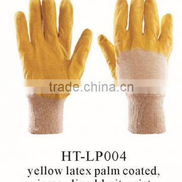 cotton lined latex gloves