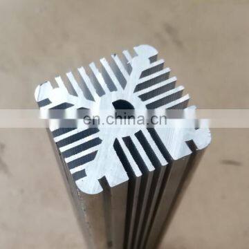 Toshine Led Aluminium Heatsink Extrusions , Silvery / Black Anodized Extruded Aluminium Profiles photo-4