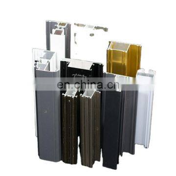 Extruded Building Material 3 Parts Powder Coat Glass Window Frame Aluminum Profile