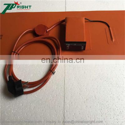 Size in 200*2400mm for silicone rubber heater bed from Topright