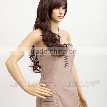 store display female plastic mannequin with makeup