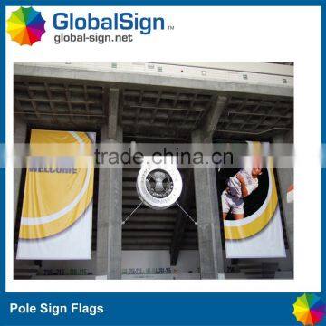 Outdoor Pole Sign Hanging Banner from shanghai globalsign